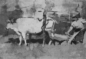 In The Podere, Tuscany by James Kerr-Lawson
