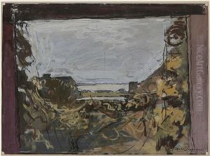 View From The Window (cladow), View Of The Wannsee Lake by Anton Kerschbaumer