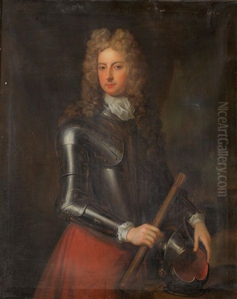 Portrait Of James Butler, 2nd Duke Of Ormond, Wearing Armour, His Left Hand Resting On A Helmet - view 1