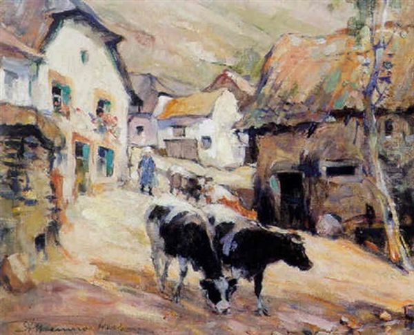 A View Of A Mountain Village - view 1