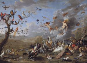 Allegory Of Air by Jan van Kessel the Elder