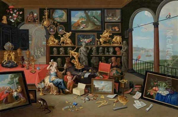 An Allegory Of Sight: A View Of A Collector's Cabinet - view 1