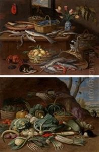 Bodegones (pair)