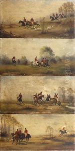 Hunting Scenes by August Baumgartner