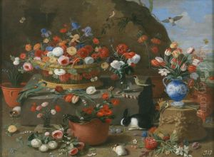 Flower Still Life by Jan van Kessel the Elder