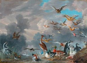 Ansicht Von Vogelvieh by Jan van Kessel the Elder