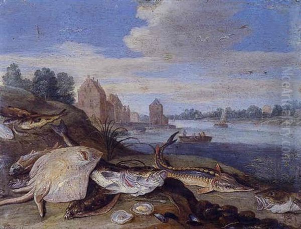 Poissons Et Coquillages Sur Un Rivage - view 1
