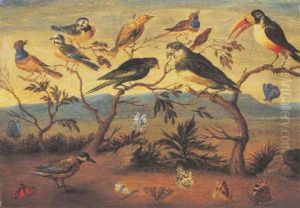 A Concert Of Birds by Jan van Kessel the Elder
