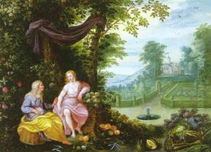 Vertumne Et Pomone by Jan van Kessel the Elder