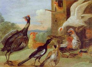 Geflugelhof by Jan van Kessel the Elder