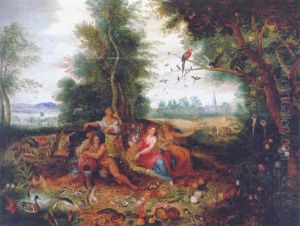 An Allegory Of The Four Elements by Jan van Kessel the Elder
