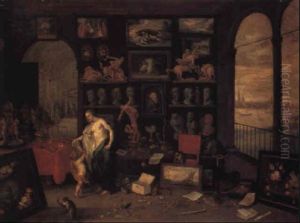 A Personification And Allegory Of Sight: A Collector's Cabinet