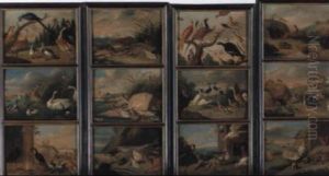 Birds, Fish And Animals In Landscapes