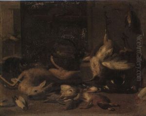 Dead Game In A Larder by Jan van Kessel the Elder