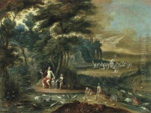 Allegorische Darstellung Des Elementes Wasser