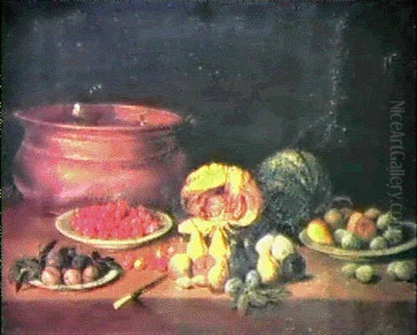 Nature Morte Aux Fruits Et Chaudron - view 1