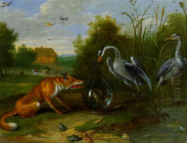 The Parable Of The Fox And The Crane - view 1