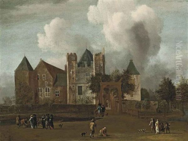 A View Of Purmerend Castle, Near Monnickendam, Waterland - view 1