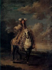An Equestrian Portrait Of A Gentleman (don Luis De La Cerda Fernandez De Cordoba Folch De Cardona Y Aragon, 9th Duke Of Medinaceli?)