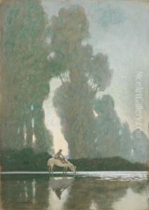 Silver And Green by John Jay Baumgartner