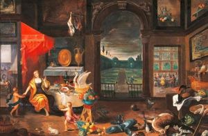 Allegorie Des Geschmacksinnes (collab. W/peter Casteels) by Ferdinand van Kessel