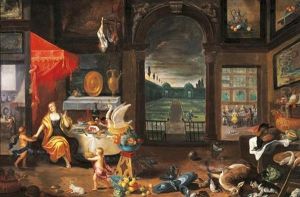 Allegorie Des Geschmackssinns (collab. W/peter Casteels Der Alter) by Ferdinand van Kessel