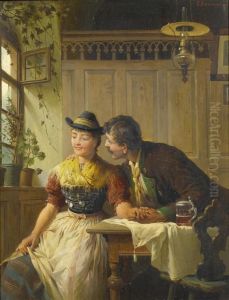 A Peasant Couple In An Interior