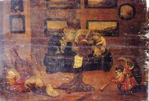 Concert De Singes Et De Chats by Ferdinand van Kessel