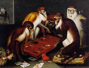 Monkeys Playing Backgammon