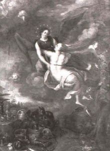 Allegorie De La Paix Et De La Victoire by Ferdinand van Kessel