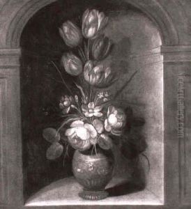 Bouquets De Fleurs by Ferdinand van Kessel