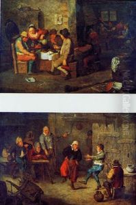 Interieur D'auberge by Jean-Thomas (Nicolas V) Kessel