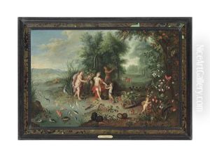 Allegory Of Water by Jan van Kessel