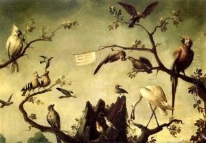 Le Concert D'oiseaux by Jan van Kessel