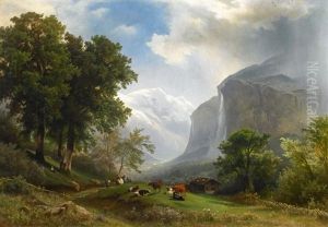 Der Staubach Im Lautherbrunnental Im Berner Oberland