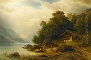Heimkehr Von Der Heuernte by August Friedrich Kessler