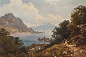Italienische Kustenlandschaft by August Friedrich Kessler