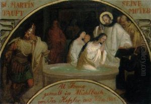Szene Aus Dem Leben Des Heiligen Martin by Joseph Kessler