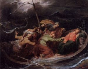 Christus, Wahrend Des Seesturmes Im Schiff Schlafend