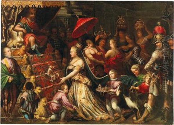 The Queen Of Sheba Before Solomon - view 1