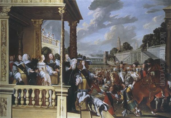 Der Abschied Des Verlorenen Sohnes (+ Die Ruckkehr Des Verlorenen Sohnes; Pair + Another Similar Pair; 4 Works) - view 1