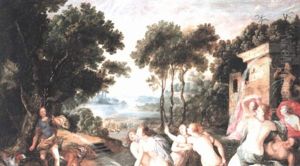 Diane And Actaeon by Stephan Kessler