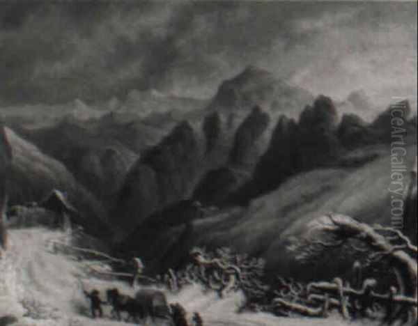 Winterlandschaft Mit Figurlicher Staffage - view 1