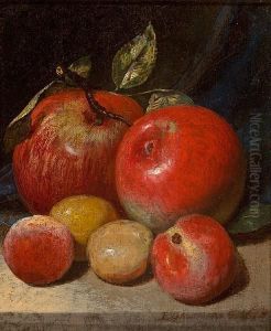 Apples And Plums by Peter Baumgras
