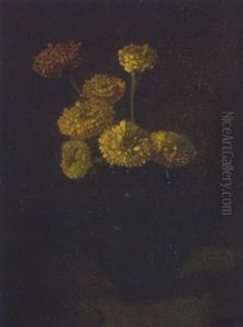 Stillleben Mit Ringelblumen