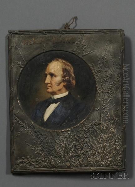 Portrait Of Boston Abolitionist Wendell Phillips - view 1
