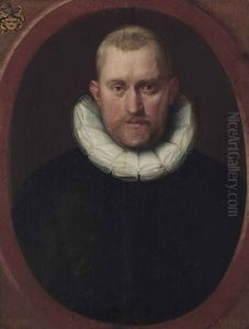 Portrait Of A Gentleman, Probably A Member Of The Van Eversdijck Family, Aged 53