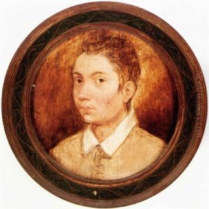 Portrait Of A Young Man Wearing A Brown Tunic Portrait Of A Young Man Wearing A Brown Tunic