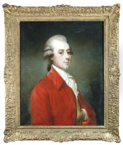 Portrait Of A Gentleman In A Red Jacket, Buff Waistcoat And White Stock, Possibly A Member Of The Fitzgerald Family