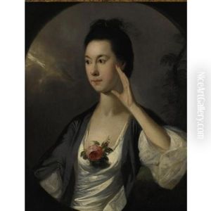 Portrait Of A Lady, Miss Mary Church(?) by Tilly Kettle
